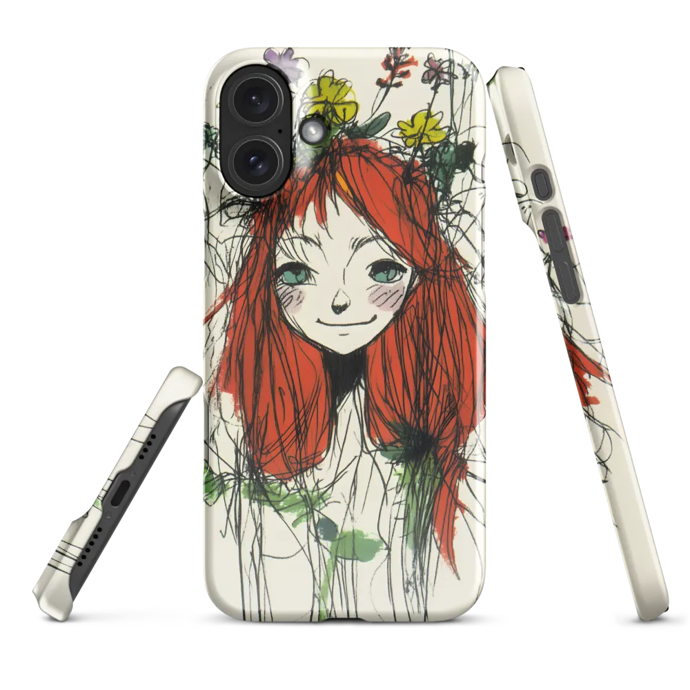 Whimsical Floral Portrait
