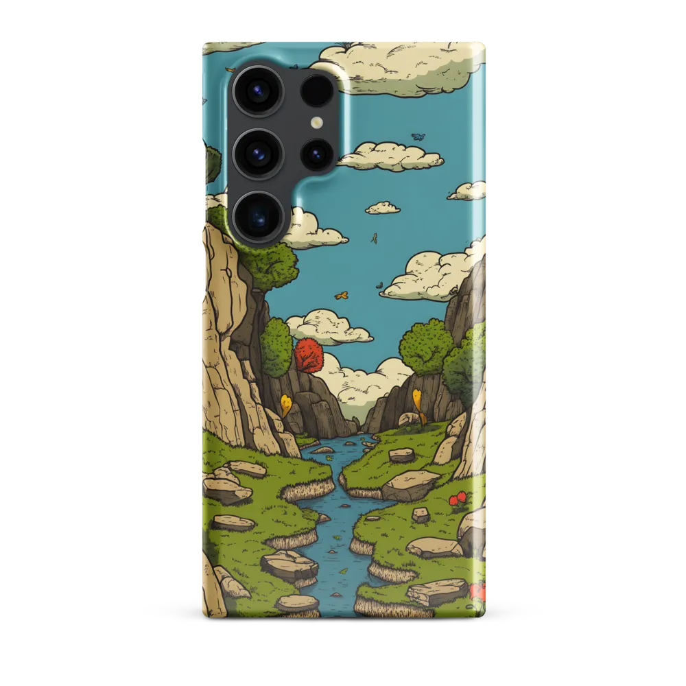 Whimsical Serenity: A Canyon Landscape