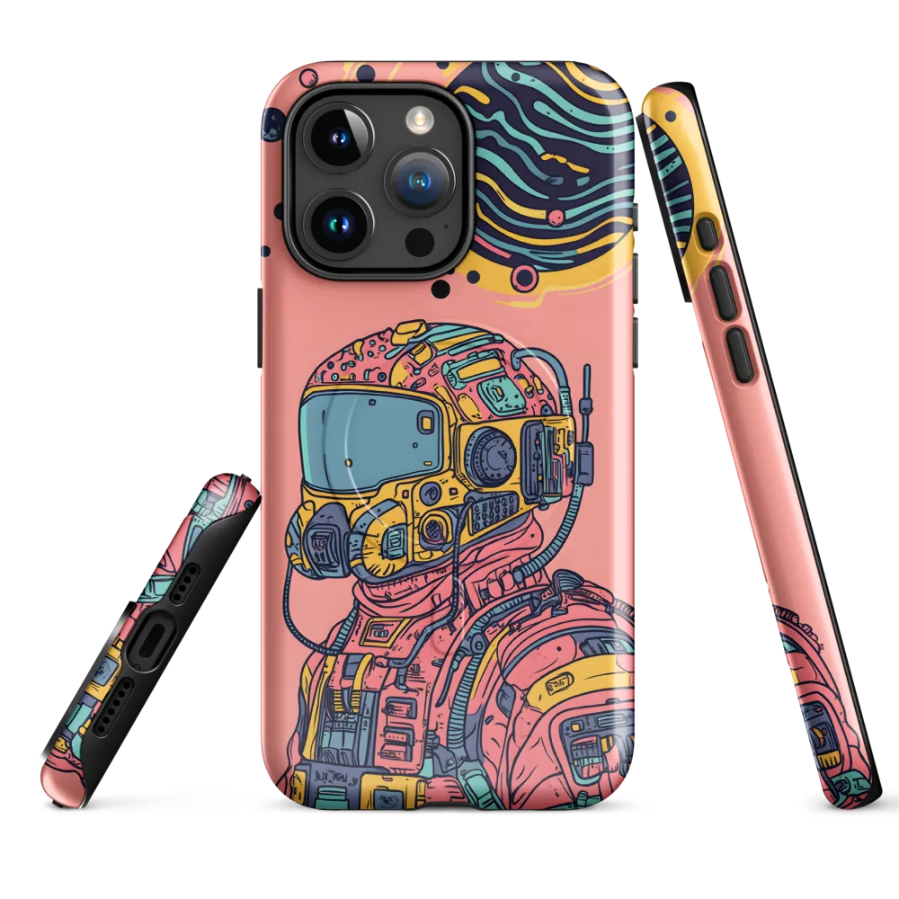Exploration Beyond: A Digital Astronaut | Phone Case |  15 Pro Max | MagSafe® Tough Case | Glossy