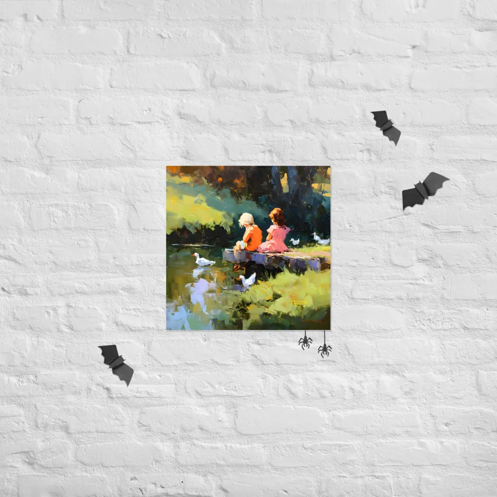 Pondside Reverie 
 Poster | 18″x 18″