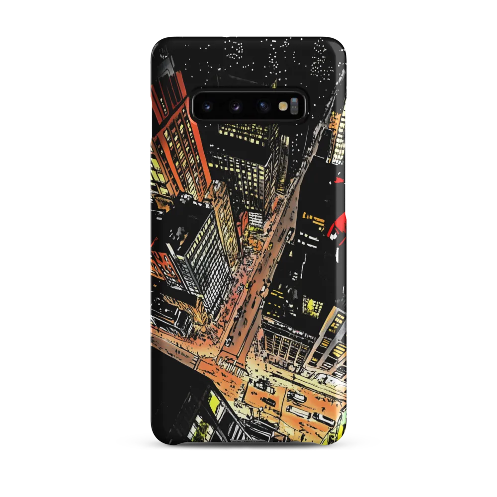 Urban Nightscape: A Bird's-eye View