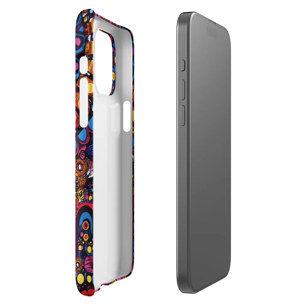 Whimsical Mandala Symphony | Phone Case |  15 Pro Max | Snap Case | Matte