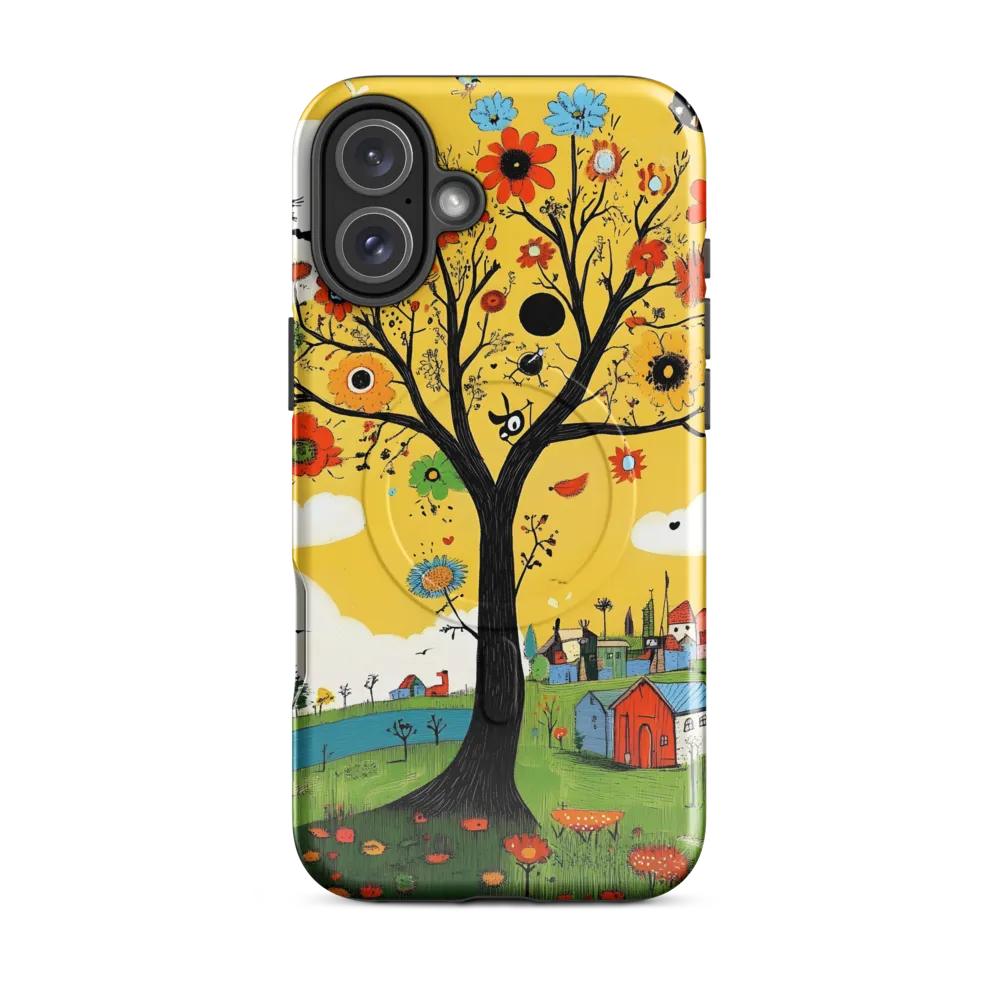 Whimsical Blooms of Life | Phone Case |  16 Plus | MagSafe® Tough Case | Glossy
