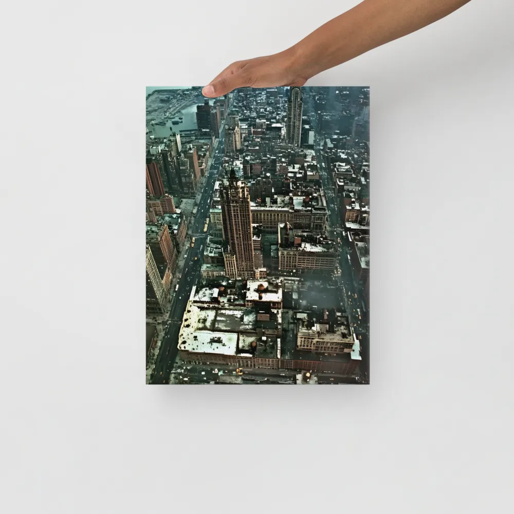 Aerial Symphony of Urban Life | Canvas | 12″×16″