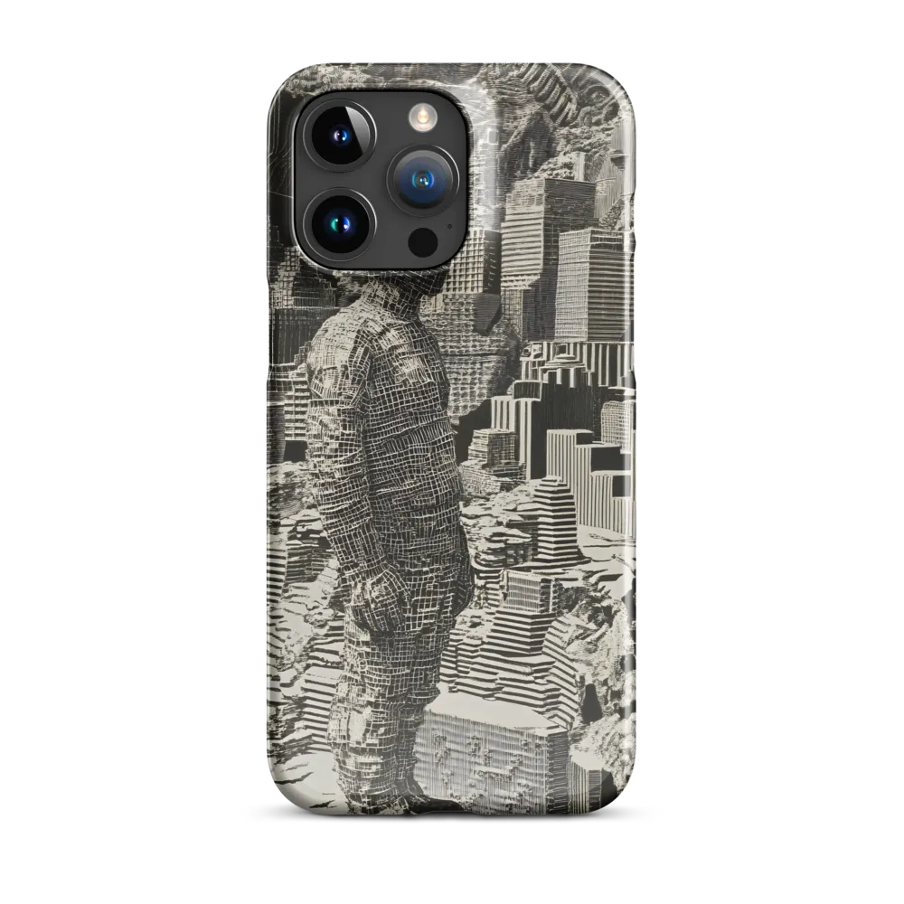 Contemplation in an Abstract Landscape | Phone Case |  15 Pro Max | Snap Case | Glossy