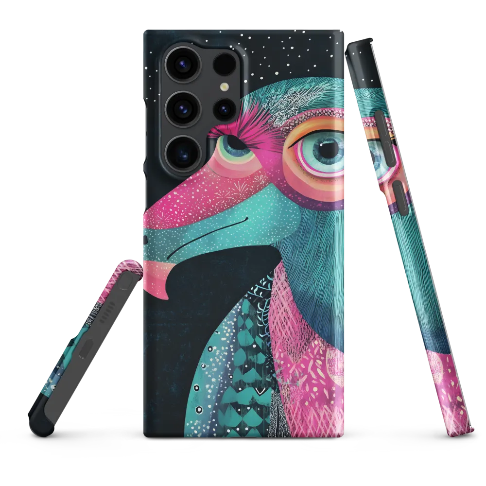 Whimsical Vulture: A Dance of Colors