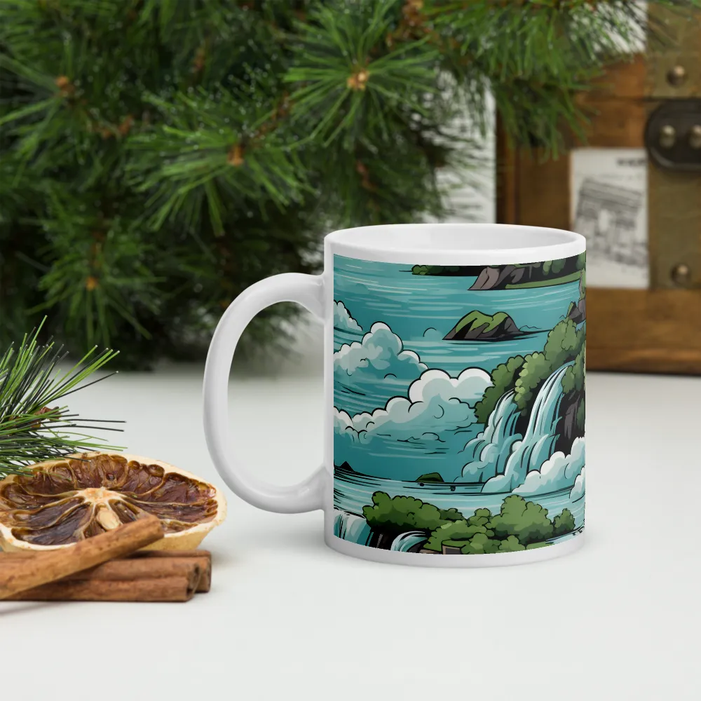 Harmonious Cascades | Mugs | Multiple Sizes & Colors