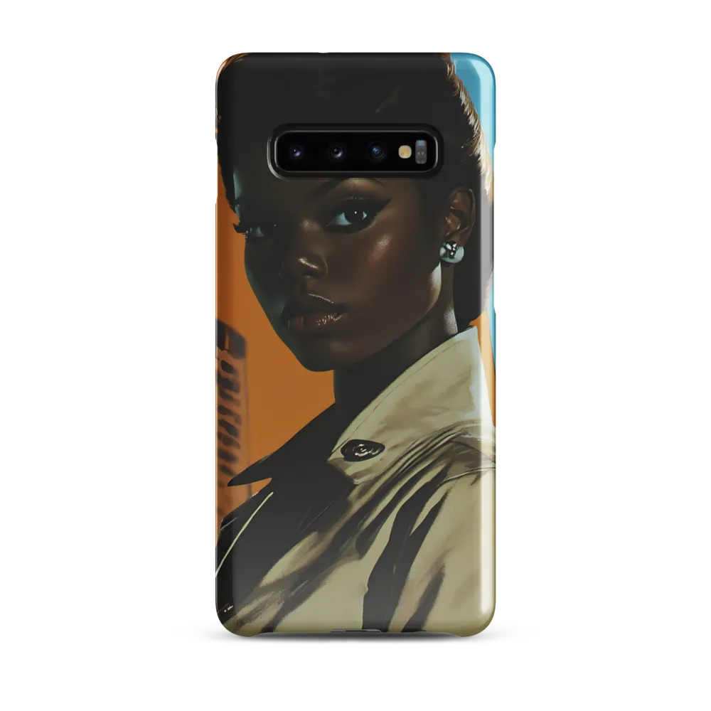 Urban Elegance: A Portrait of Confidence | Phone Case |  S10 Plus | Snap Case | Glossy