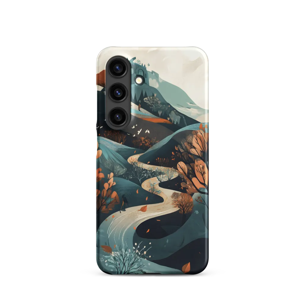 Whispers of Autumn: A Serene Landscape | Phone Case |  S24 | Snap Case | Matte