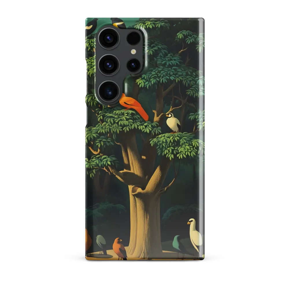 Harmony in Color: A Surreal Bird Symphony