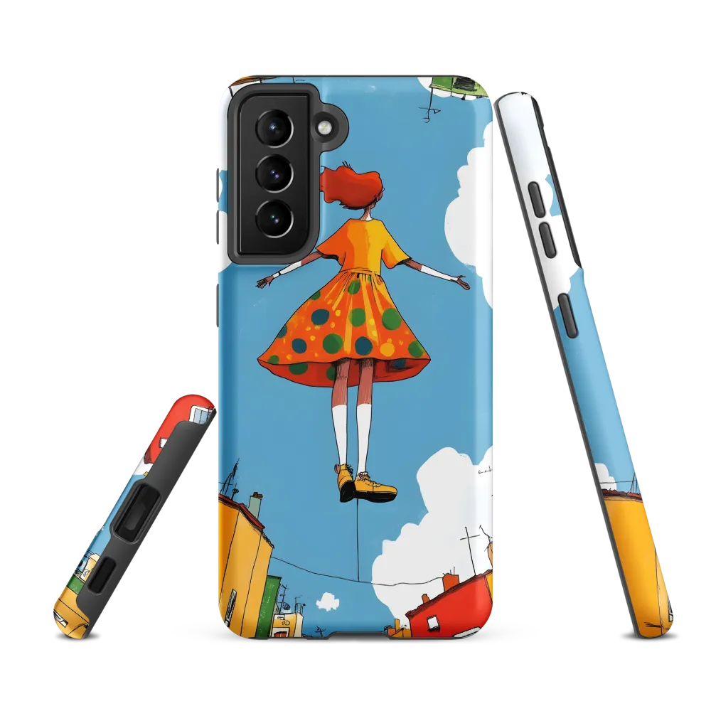 Floating Dreams in a Colorful Sky