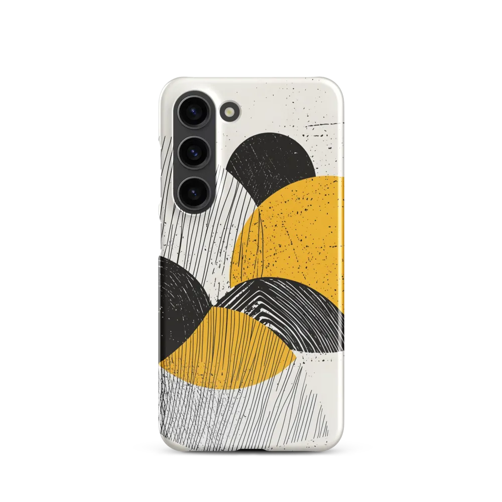 Dynamic Harmony in Black and Yellow