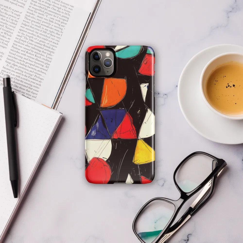 Vibrant Geometric Symphony | Phone Case |  11 Pro Max | Snap Case | Glossy