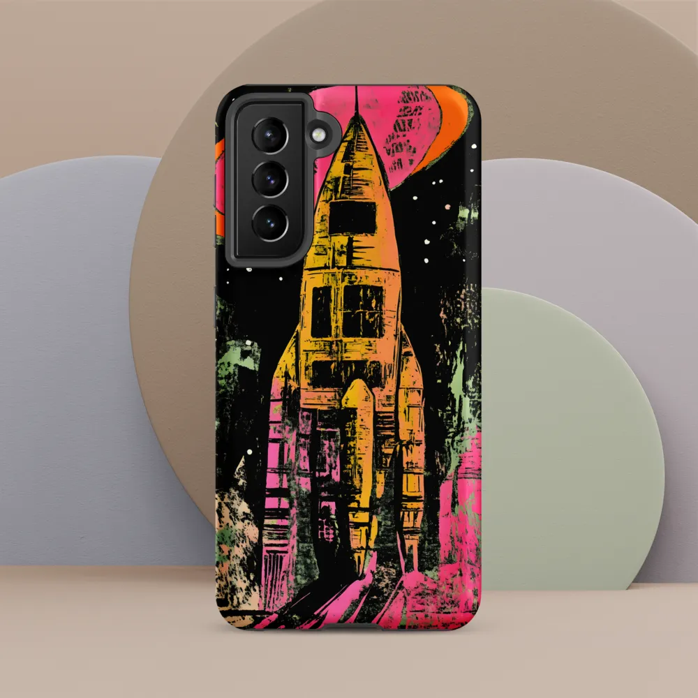 Cosmic Voyage: A Surreal Rocket Adventure