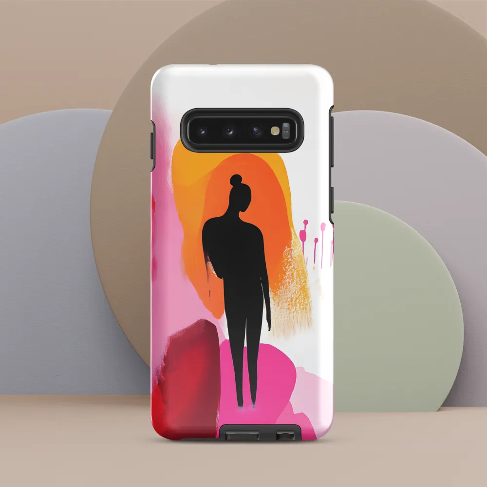 Figure in a Pink Halo