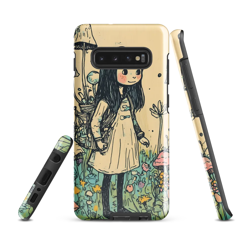 A Whimsical Journey Through a Colorful Meadow | Phone Case |  S10 Plus | Tough Case | Glossy