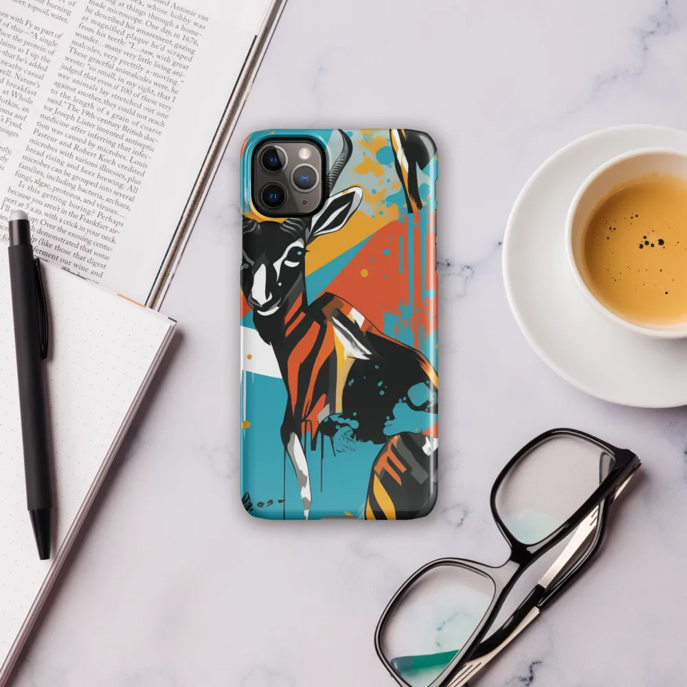 Dynamic Antelope in Vivid Abstract | Phone Case |  11 Pro Max | Snap Case | Glossy