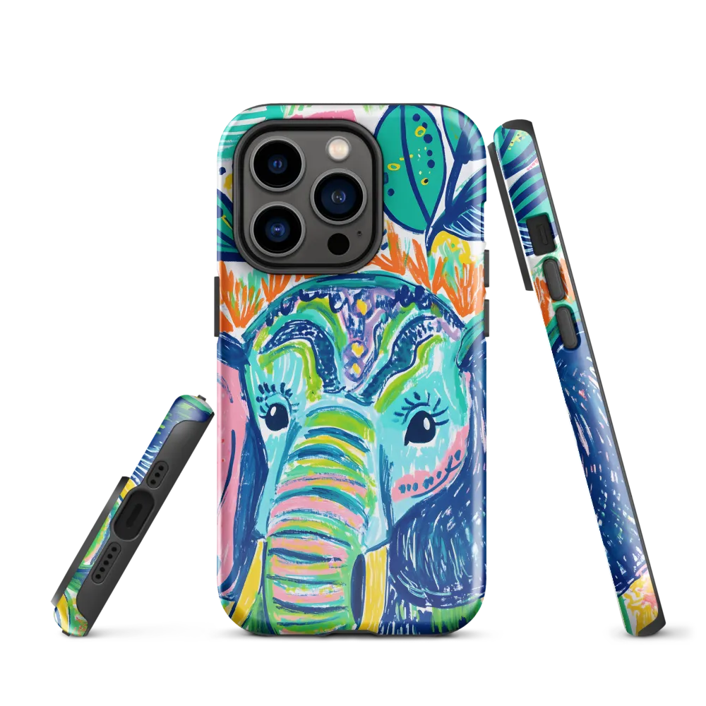 Whimsical Elephant Portrait