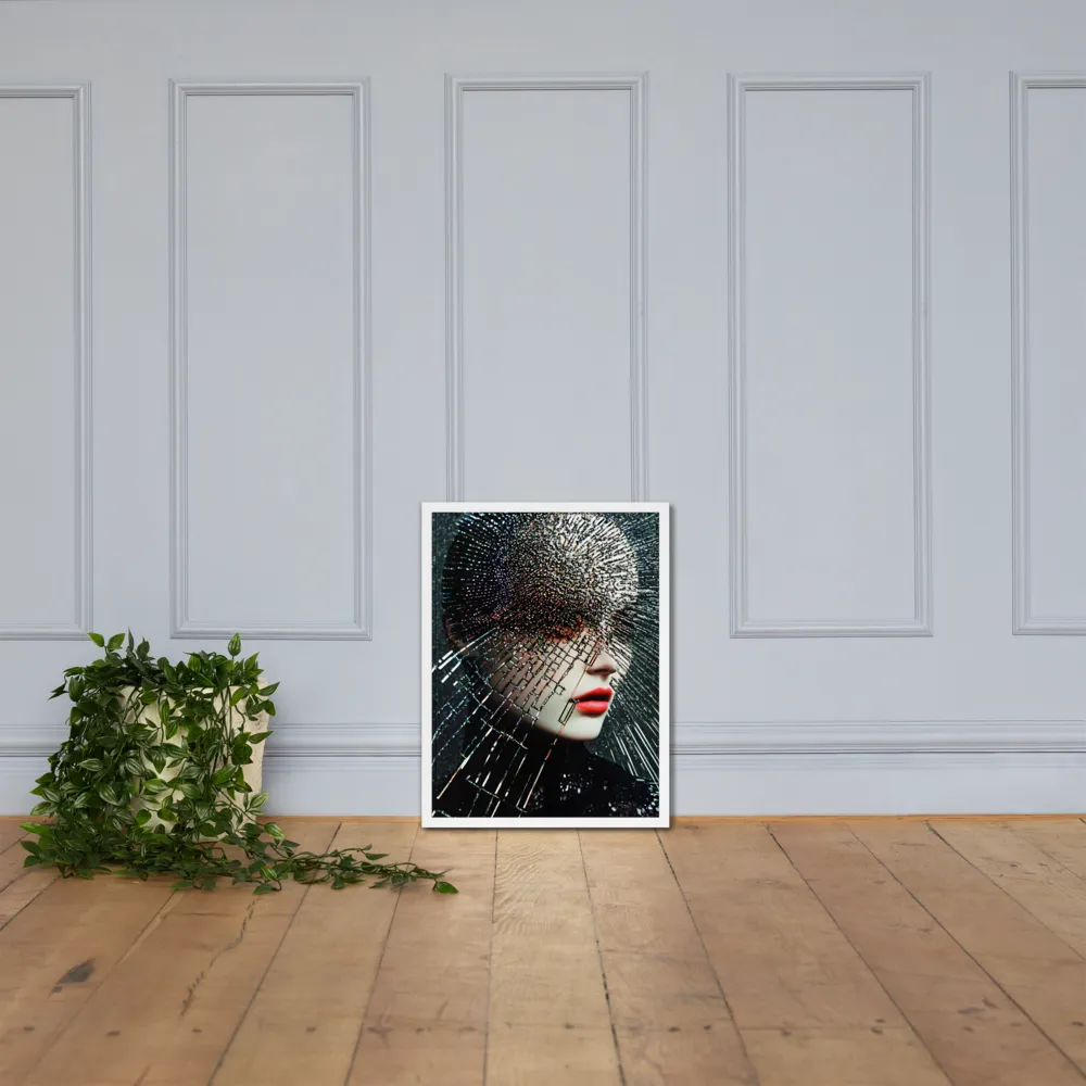 Fractured Identity | Poster with White Frame | 18″×24″