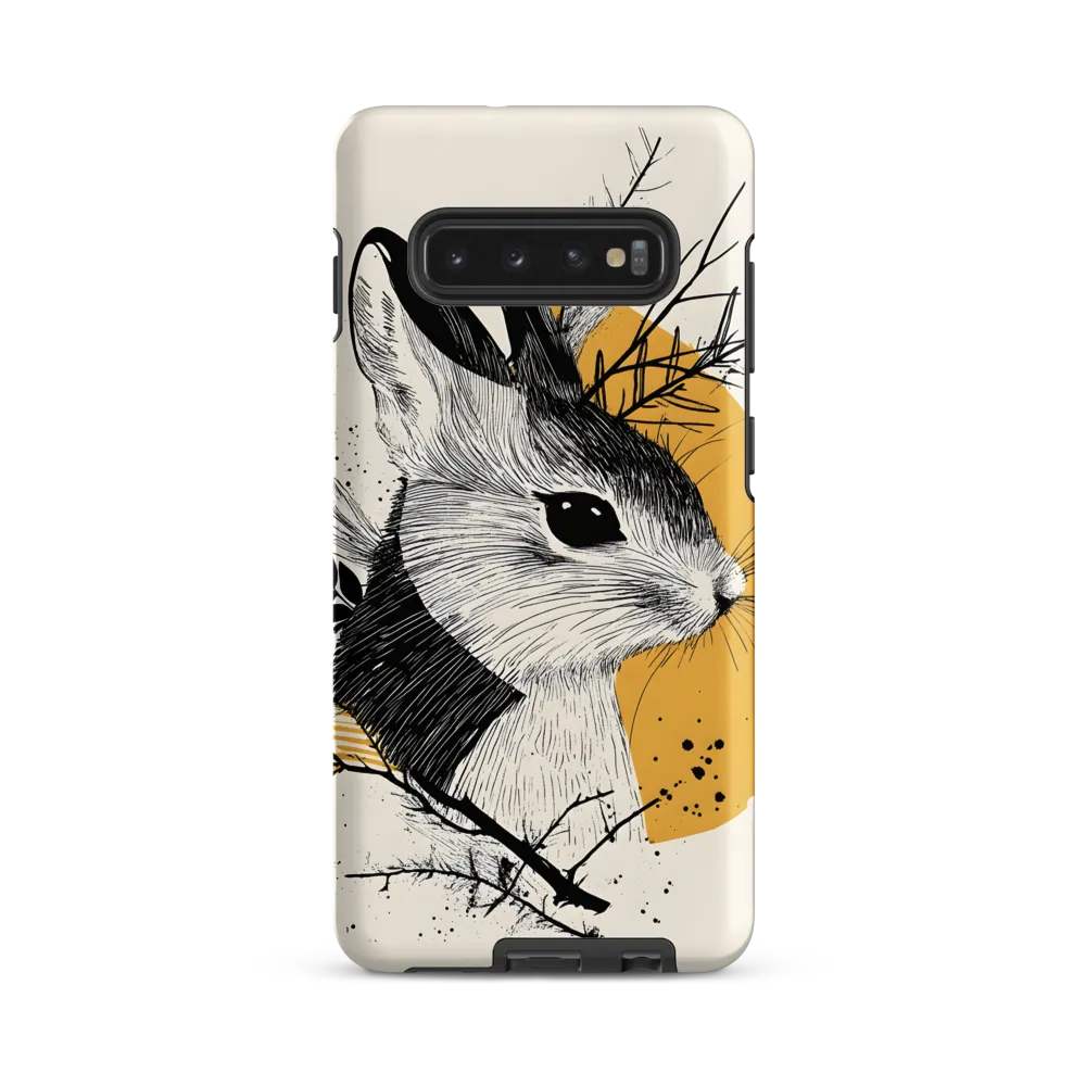 Ethereal Rabbit: A Study in Line Art
