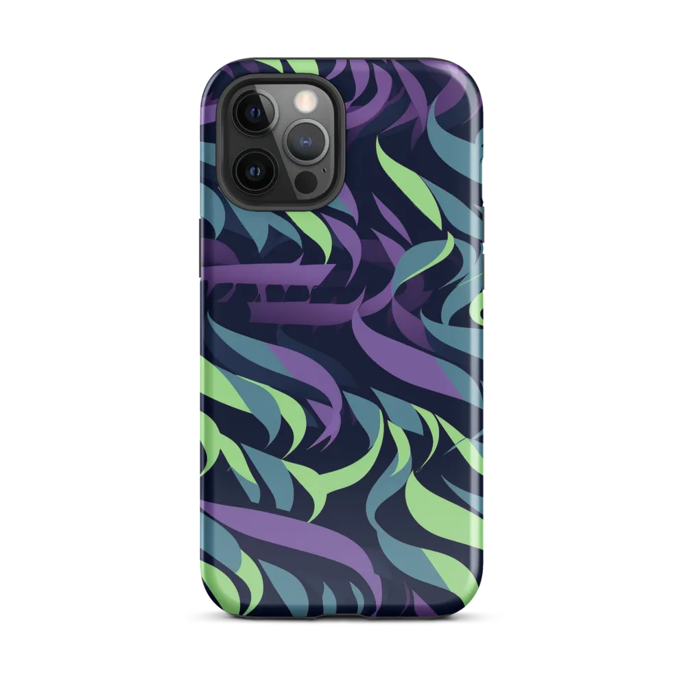 Fluid Waves of Color | Phone Case |  12 Pro Max | Tough Case | Glossy