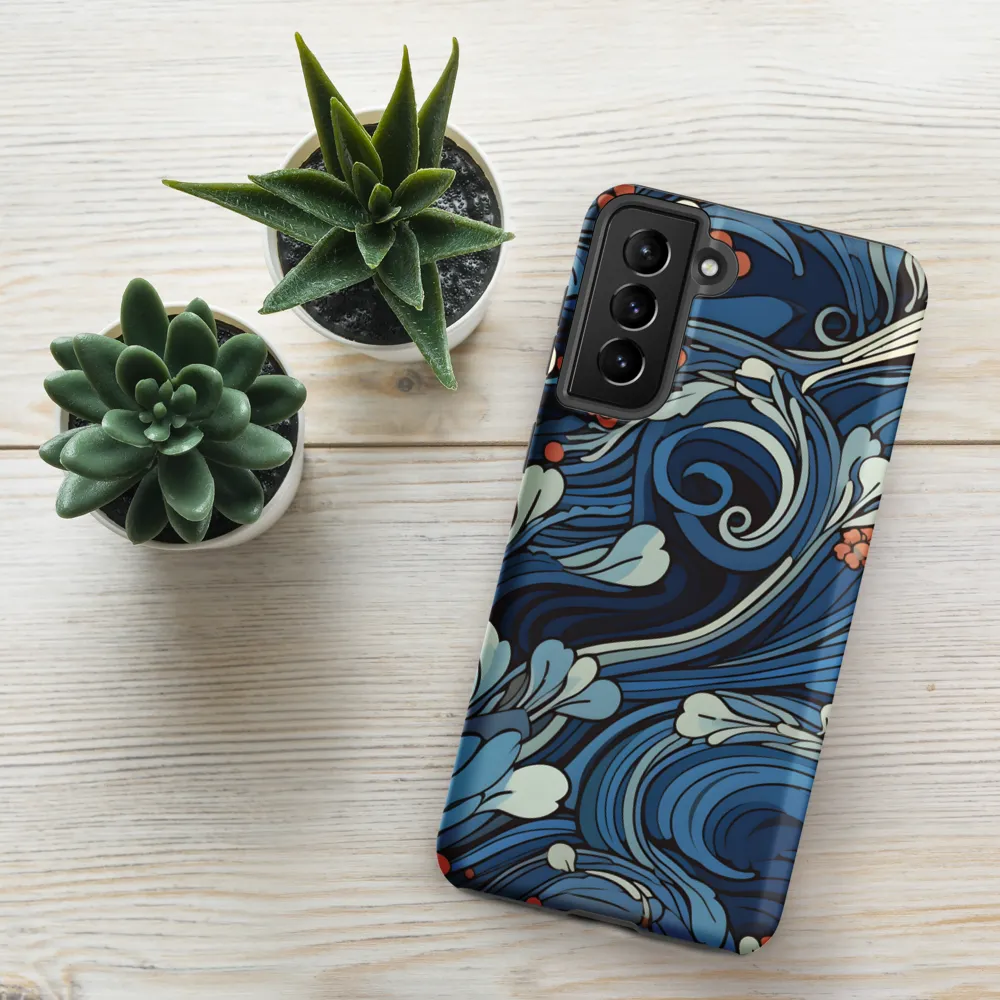 Nature's Elegance: An Oceanic Tapestry | Phone Case |  S21 Plus | Tough Case | Matte
