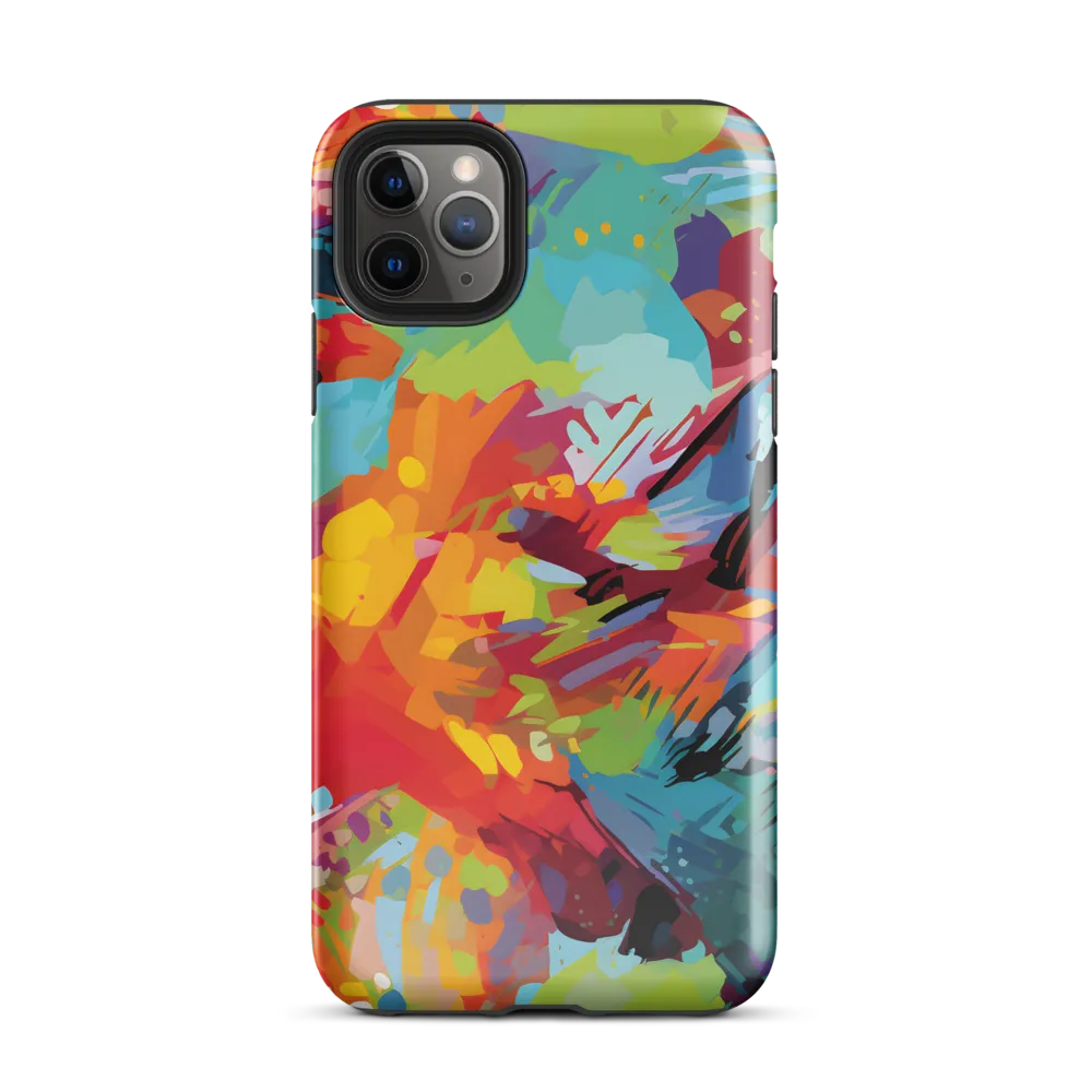 Colorful Lizard: An Abstract Adventure | Phone Case |  11 Pro Max | Tough Case | Glossy