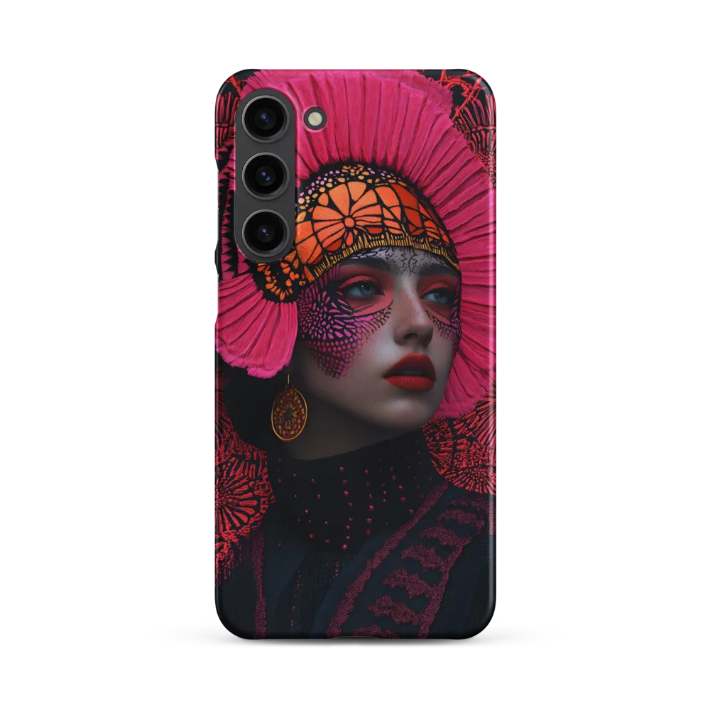 Bold Elegance: A Contemporary Portrait | Phone Case |  S23 Plus | Snap Case | Matte