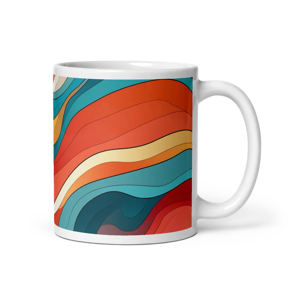 Fluid Harmony | Mug with White inside | 11 oz