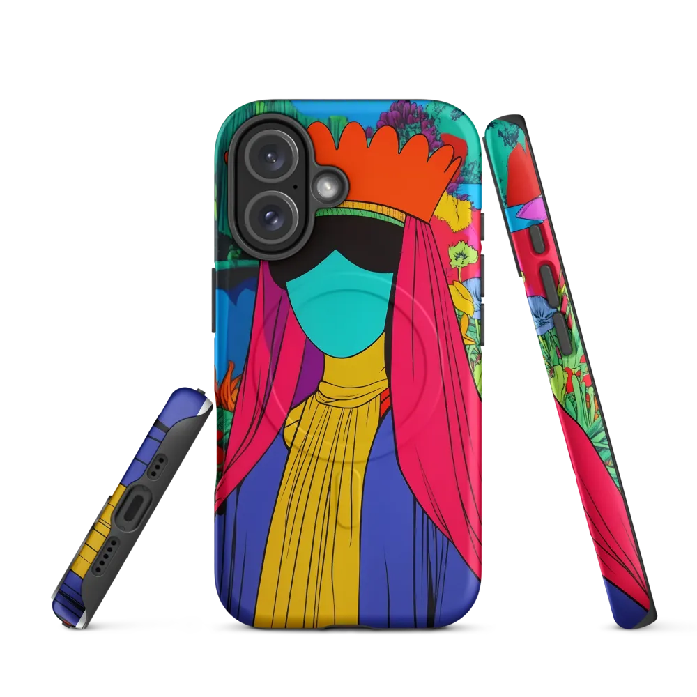 Crowned Surrealism | Phone Case |  16 | MagSafe® Tough Case | Matte