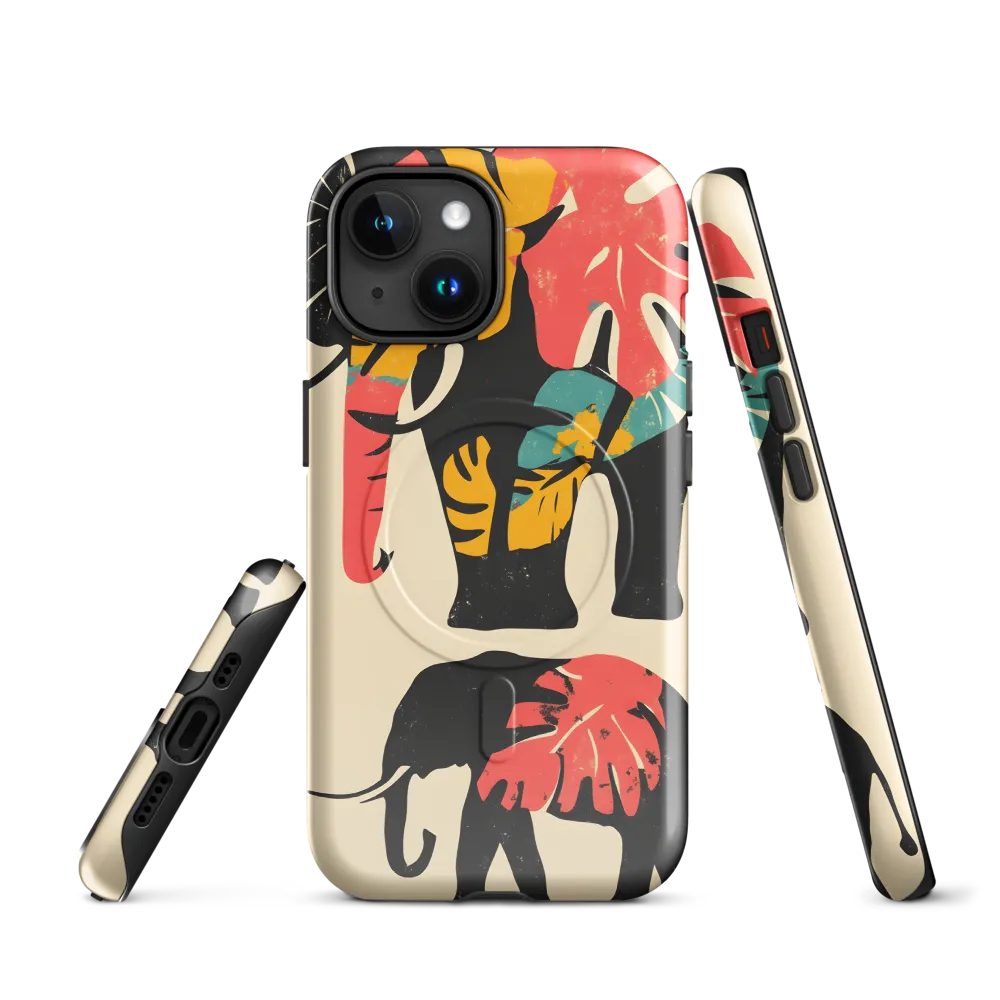 Tropical Elegance: The Elephant's Dance