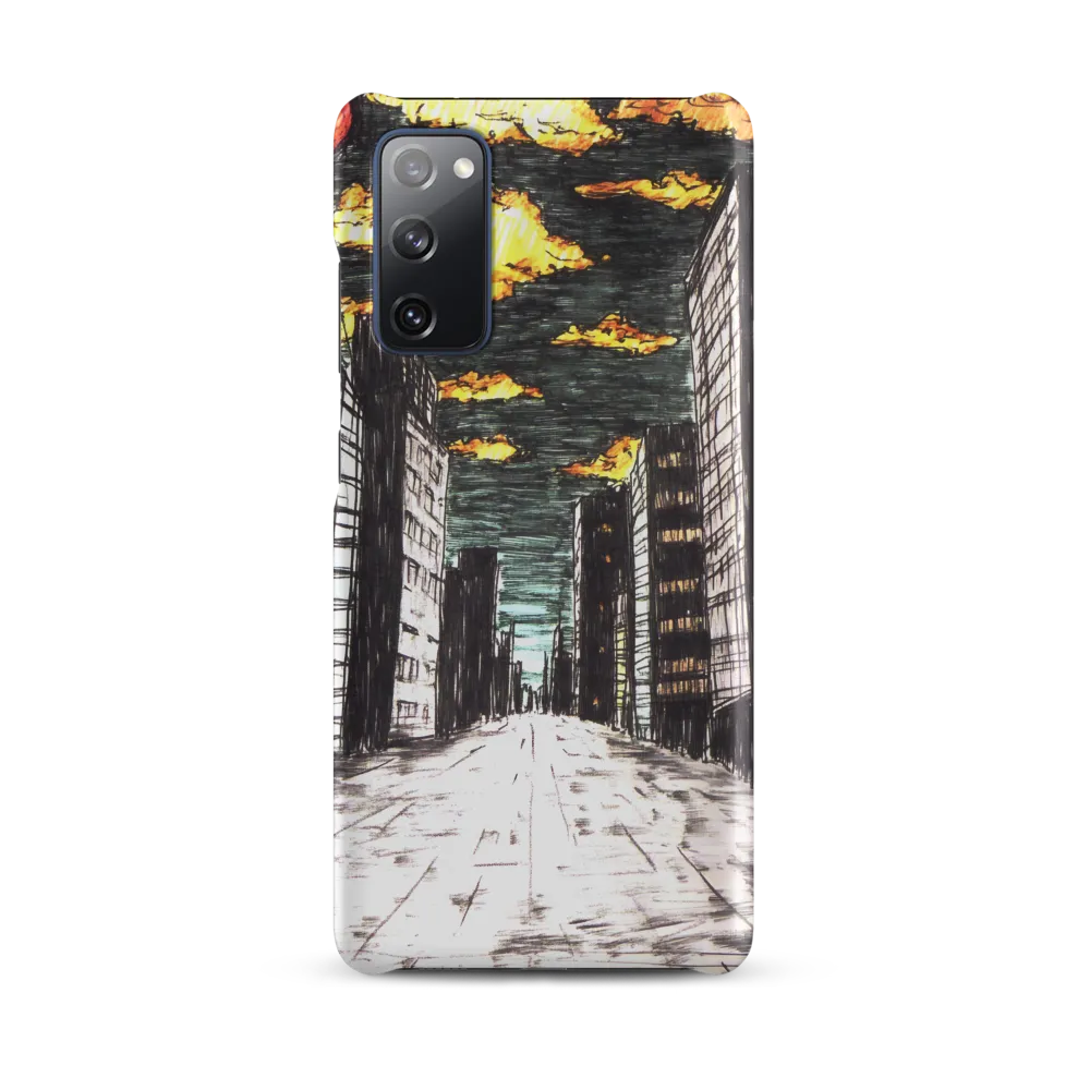 Eclipsed Cityscape
