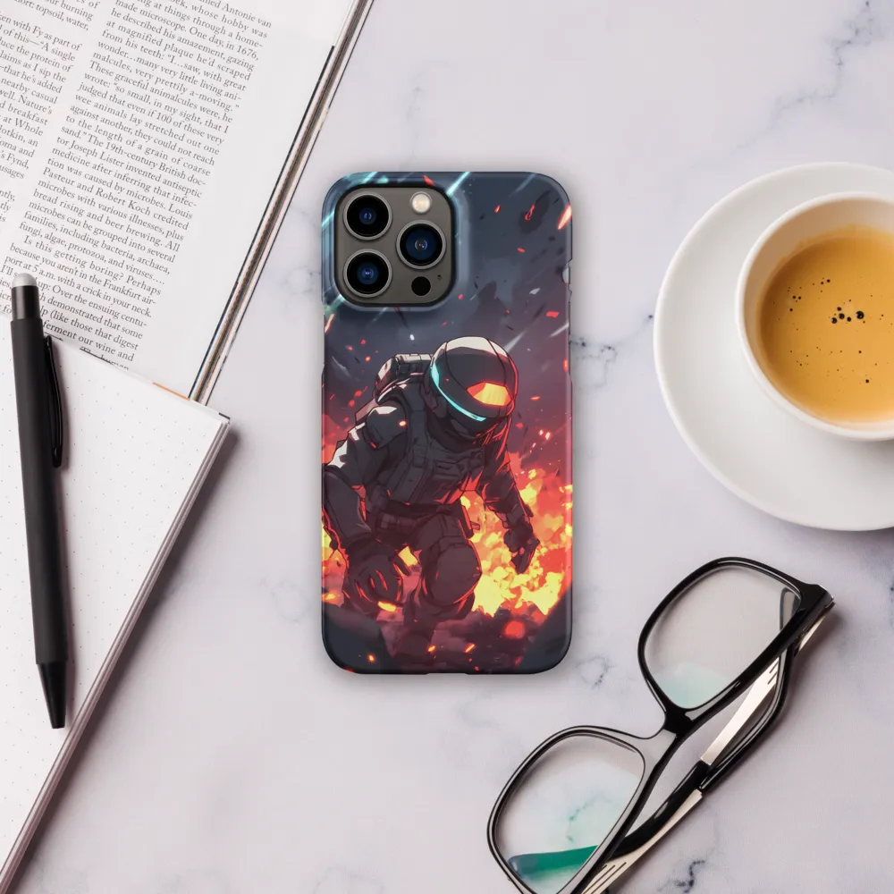 Astronaut Amidst Chaos | Phone Case |  13 Pro Max | Snap Case | Matte