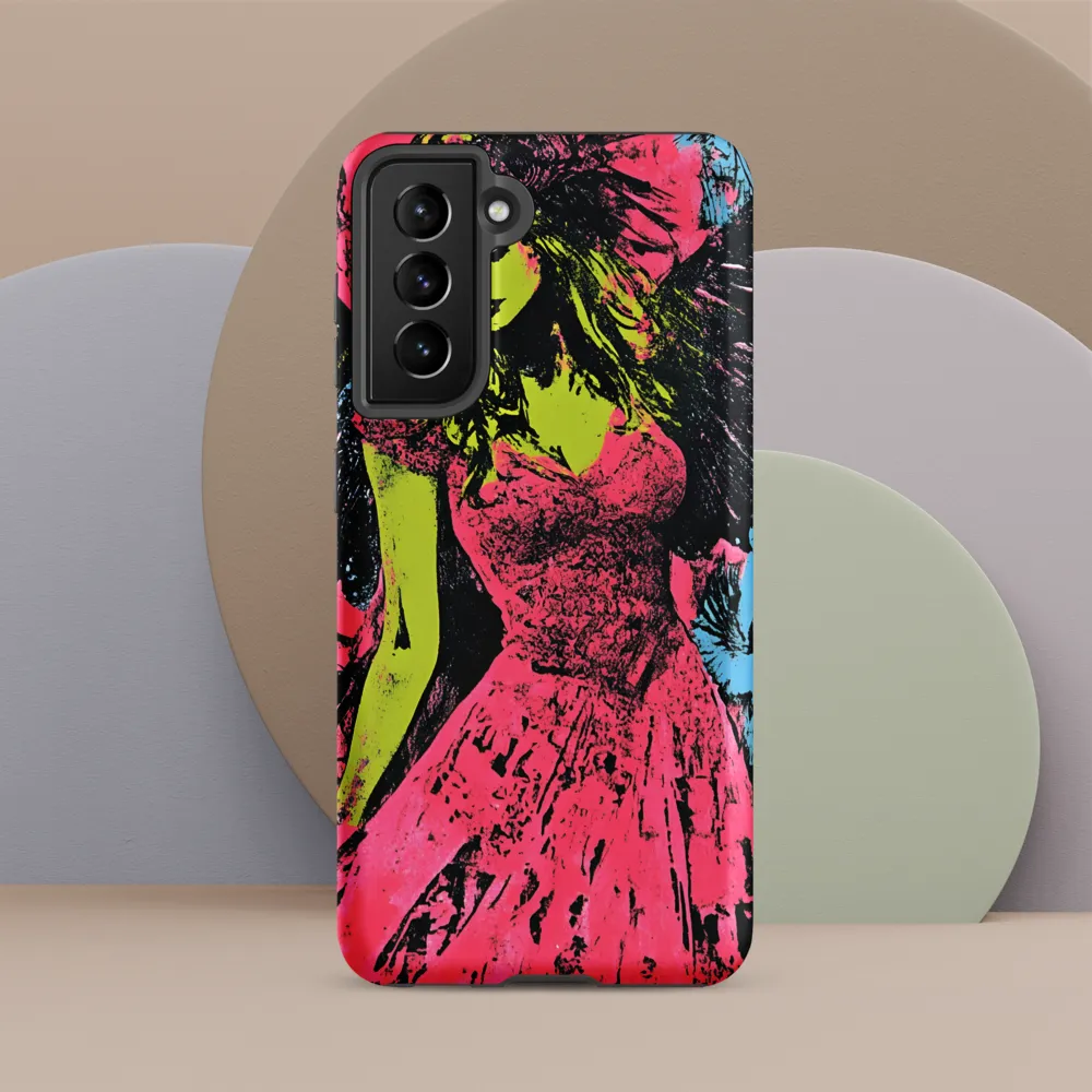 Mystical Angel in Neon Dreams