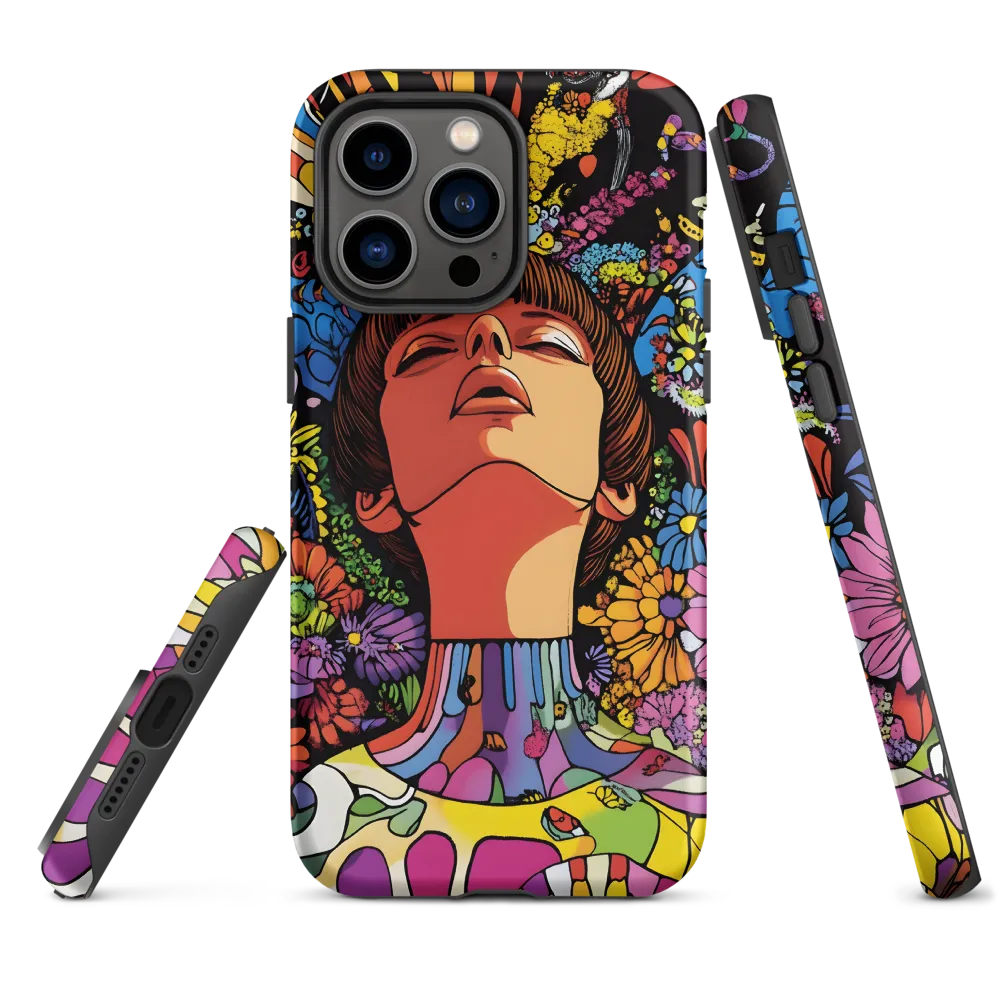 Vibrant Ecstasy: A Psychedelic Portrait