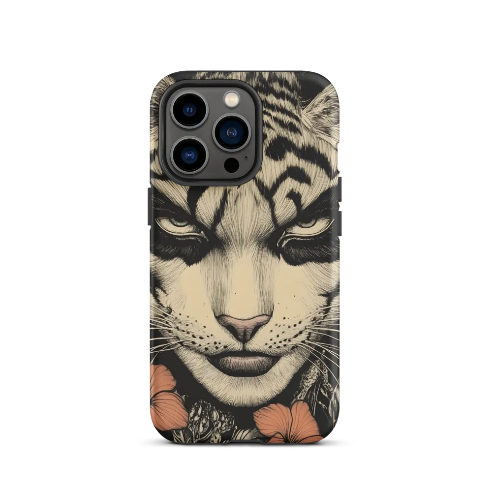 Feline Majesty: The Human-Leopard Connection | Phone Case |  13 Pro | Tough Case | Matte