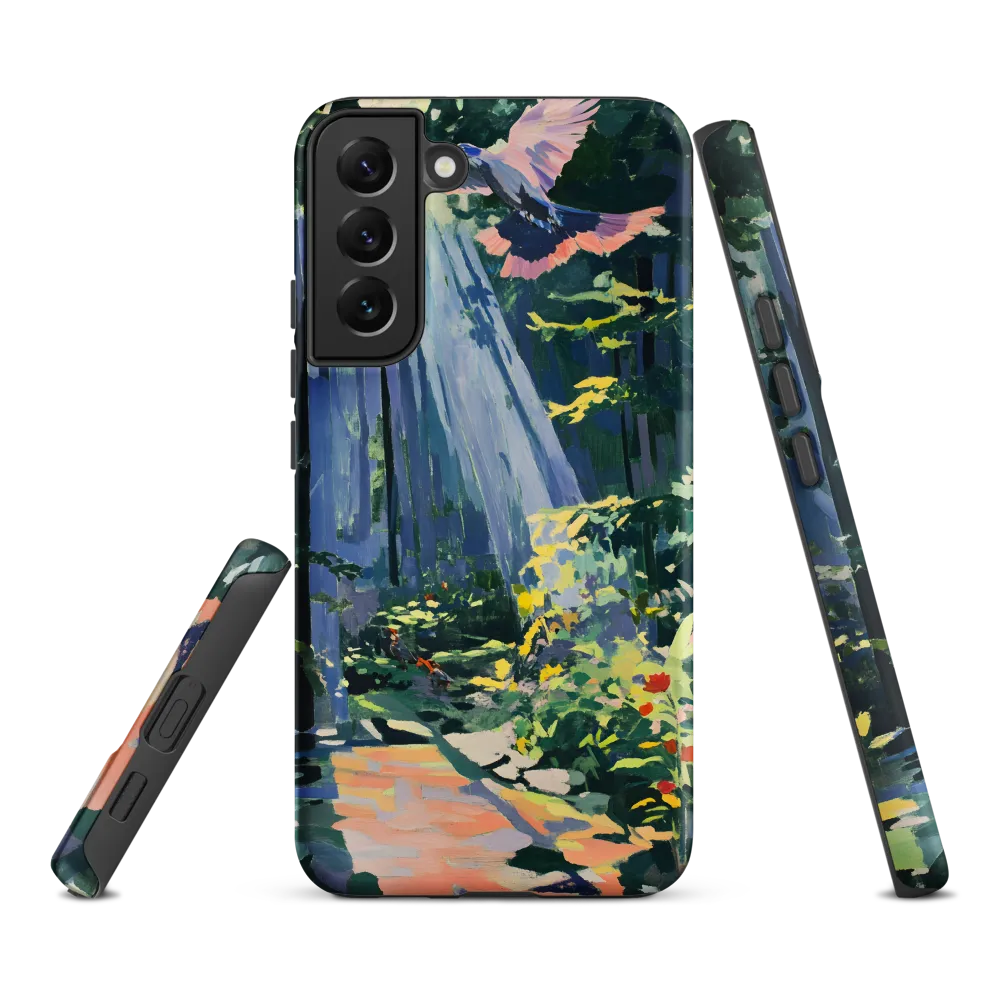 Flight of Light: A Serene Forest | Phone Case |  S22 Plus | Tough Case | Matte