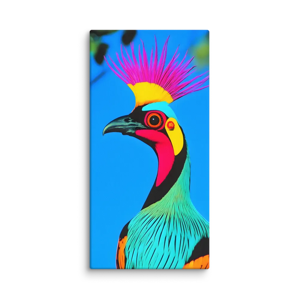 Whimsical Avian Portrait | Canvas | 30″×60″
