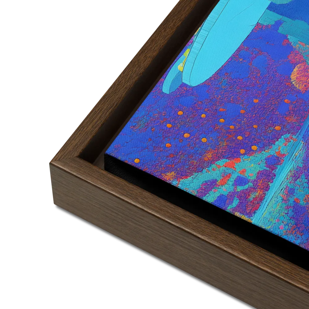 Reflections of Serenity | Canvas with Brown Frame | 12″×16″