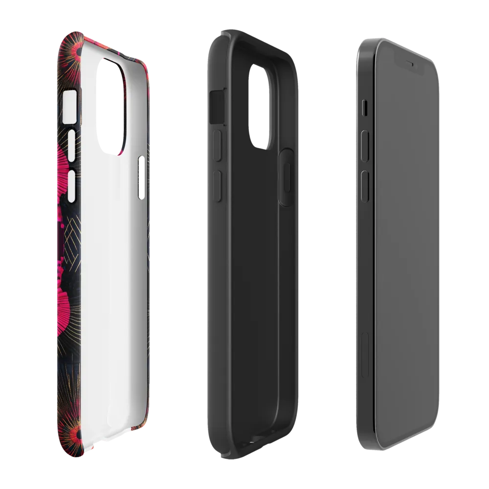 Dynamic Geometric Symphony | Phone Case |  12 Pro | Tough Case | Glossy