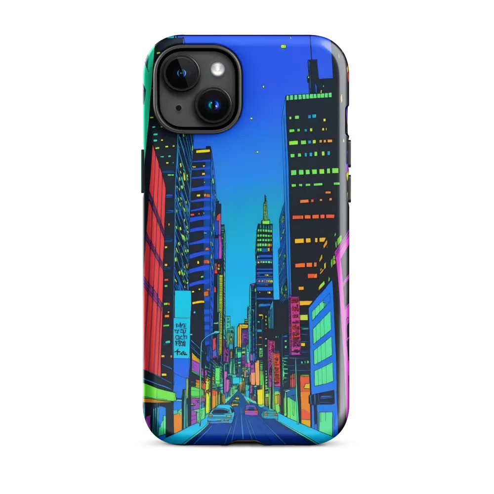 Neon Dreamscape: A Futuristic City at Dusk