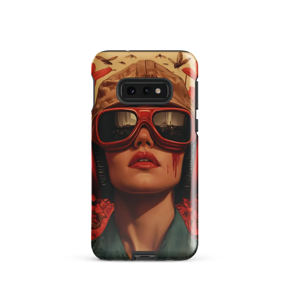 Defiant Portrait in a Floral Realm | Phone Case |  S10e | Tough Case | Glossy