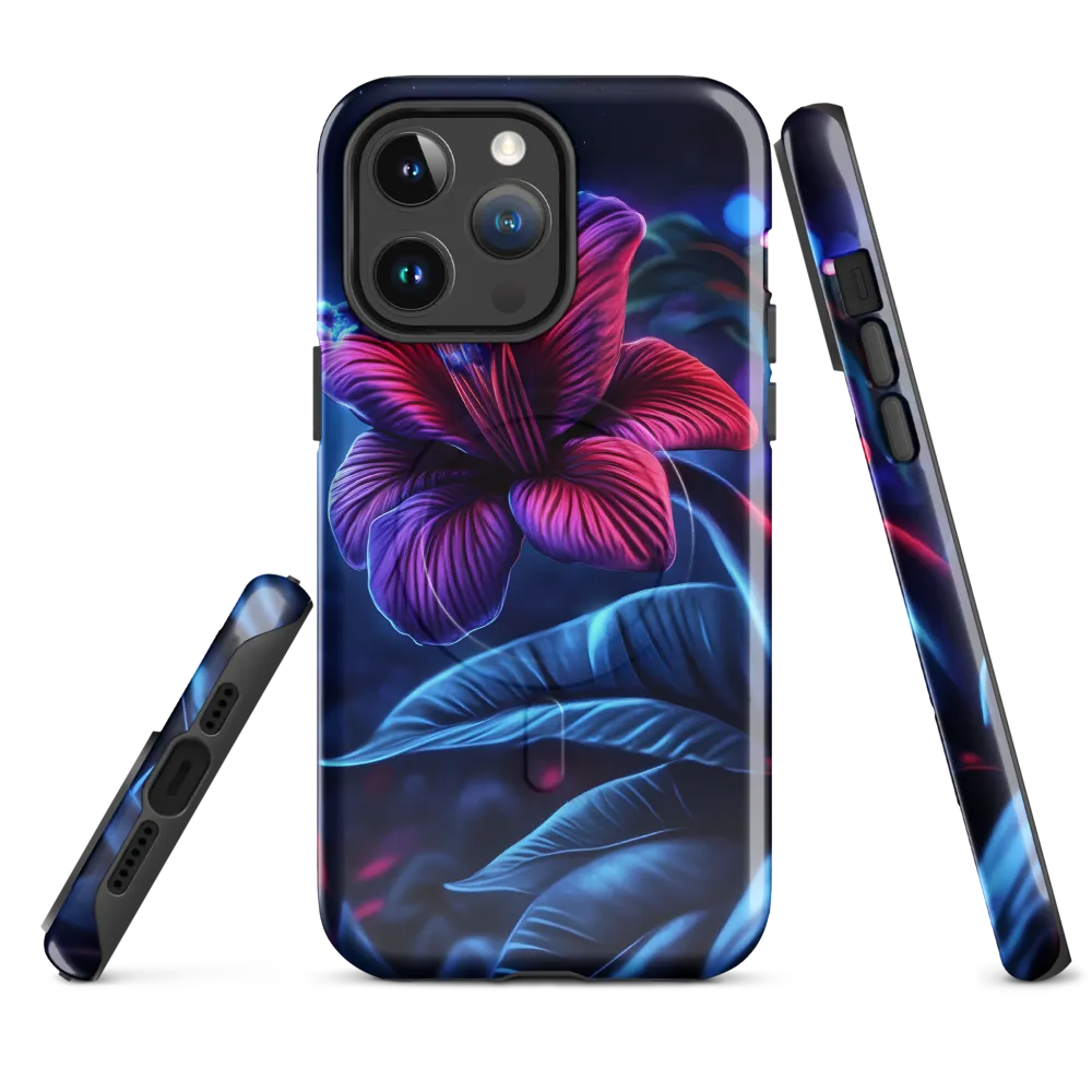 Illuminated Serenity: The Surreal Blossom
