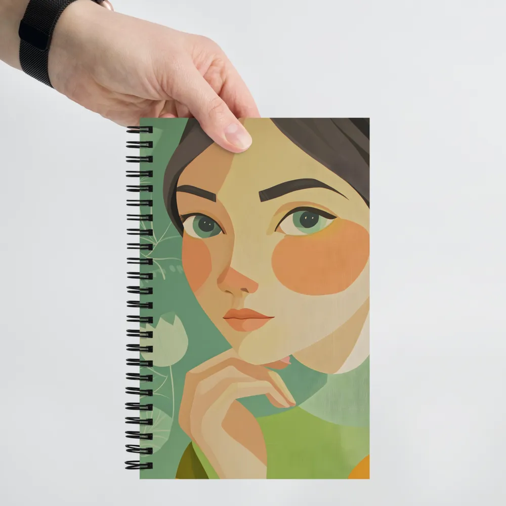 Contemplative Beauty | Spiral Notebook