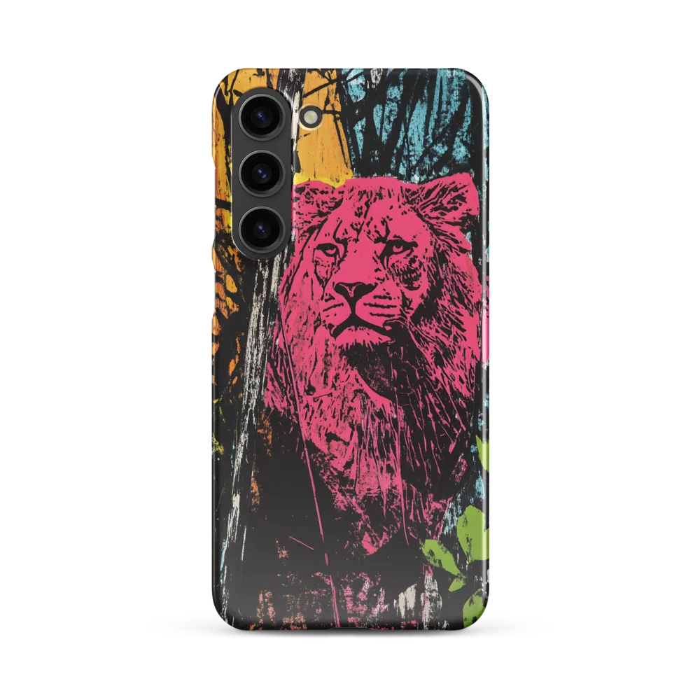 Fierce Vibrance: The Pink Lion