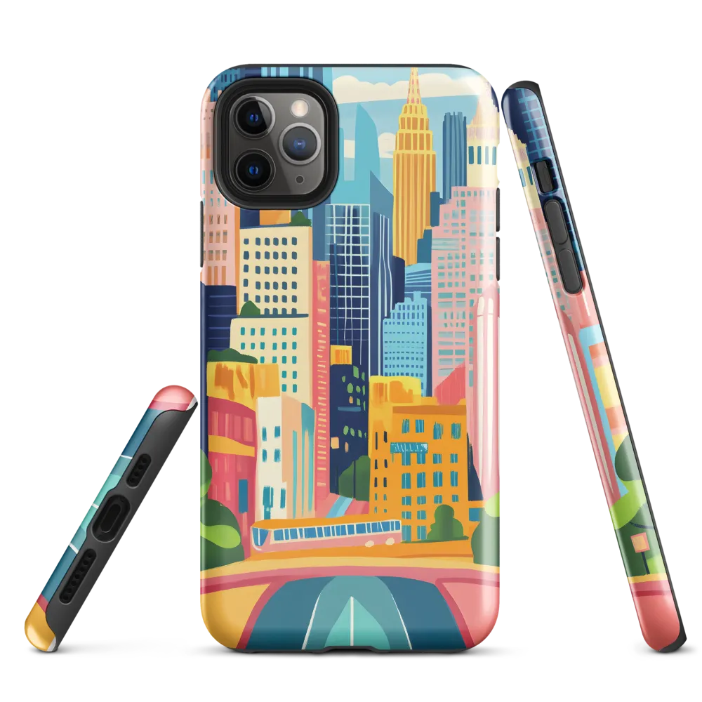 Energetic Cityscape | Phone Case |  11 Pro Max | Tough Case | Glossy