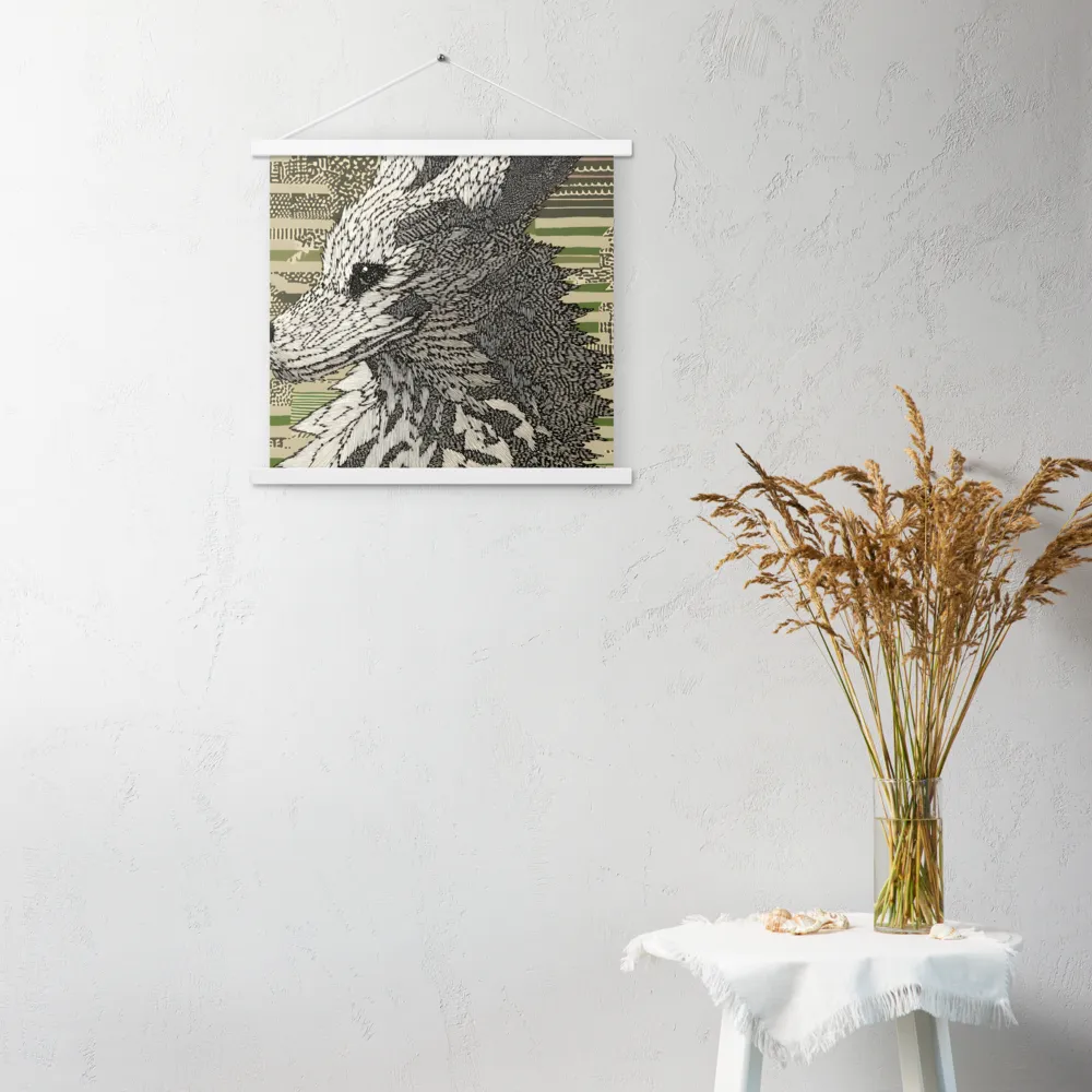 Reflections of the Forest | Poster With White Wood Hanger | 18″×18″