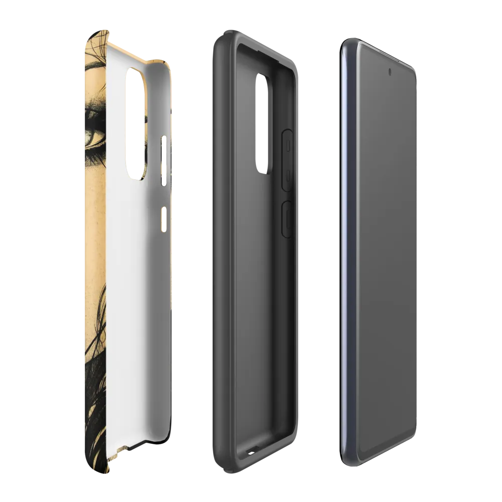 Enigmatic Gaze | Phone Case |  S20 FE | Tough Case | Matte