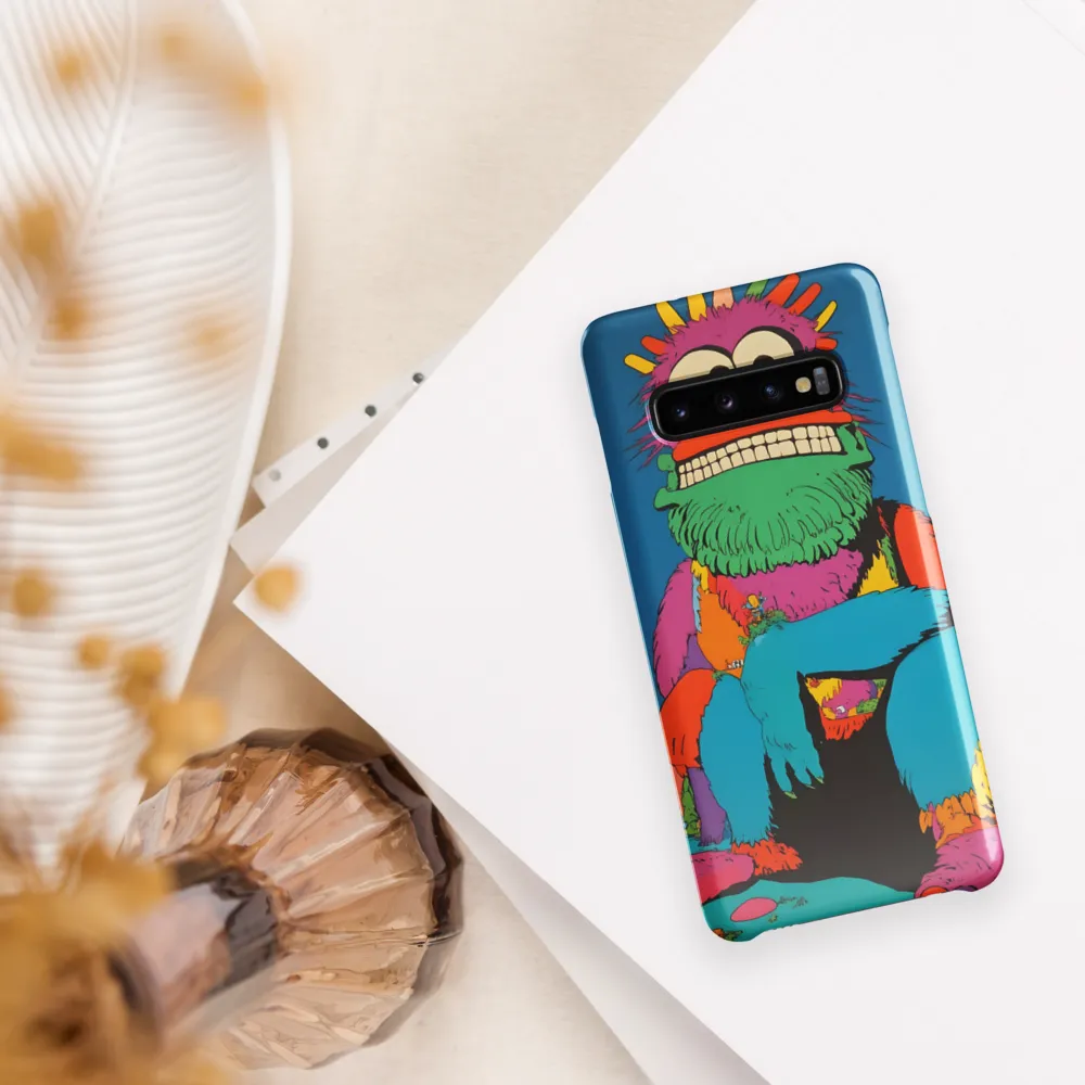 Whimsical Giant: A Playful Monster Encounter | Phone Case |  S10 | Snap Case | Glossy
