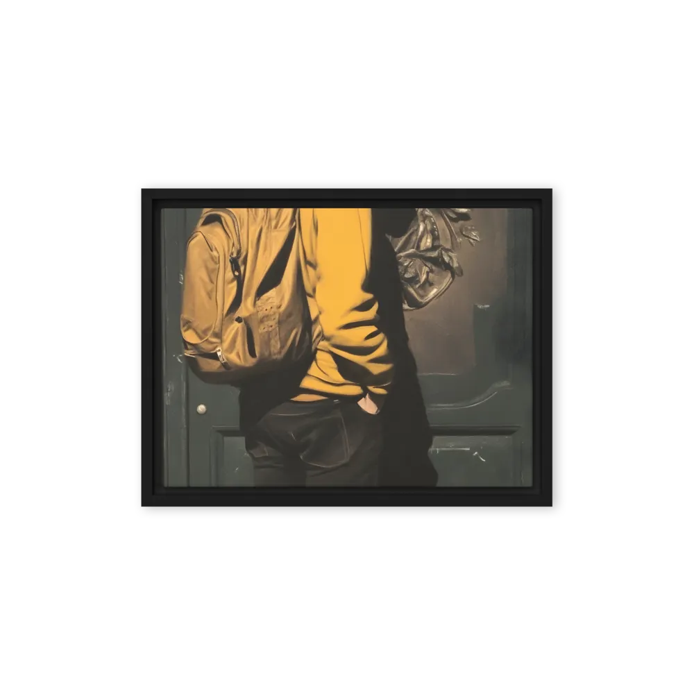 Silent Reflection | Canvas with Black Frame | 12″×16″